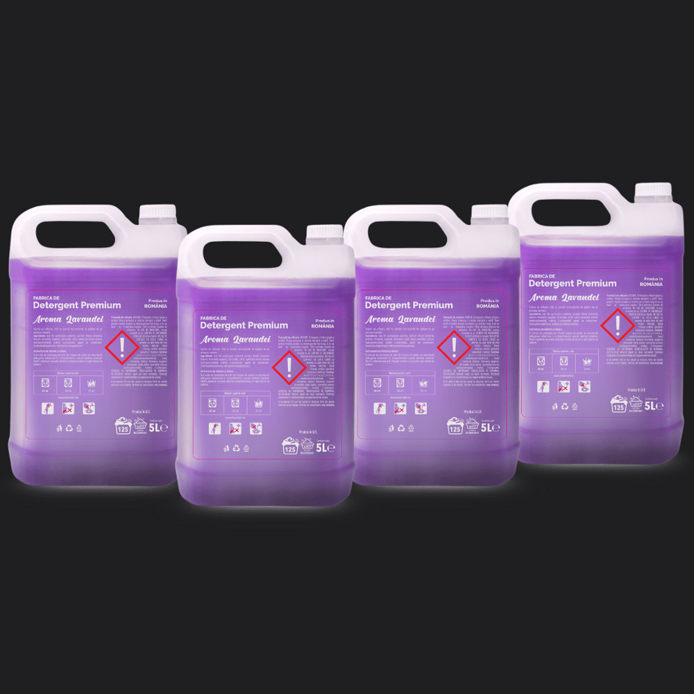 Pachetul cu 4x Detergent Aroma Lavandei 5L