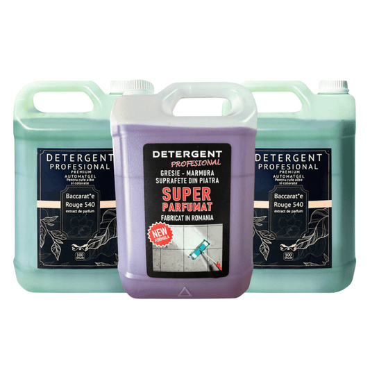 Pachetul cu 2x Detergent Profesional Baccarat + 1x Detergent Pardoseala