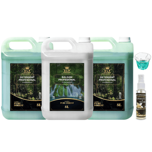 Pachetul cu 2x Detergent Profesional Pure Forest + 1x Balsam Profesional Pure Forest