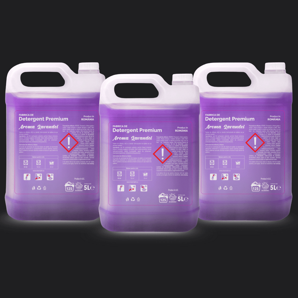 Pachetul cu 3x Detergent Aroma Lavandei 5L