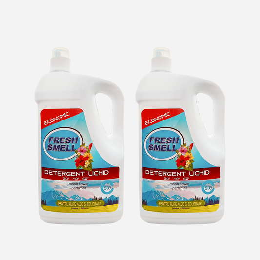 Pachet 2x Detergent Lichid Economic 5L Fresh Smell