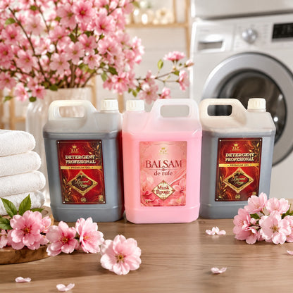 NOU: Pachetul 2 x Detergent Profesional Baccarat Rouge + 1x Balsam Musk Rouge